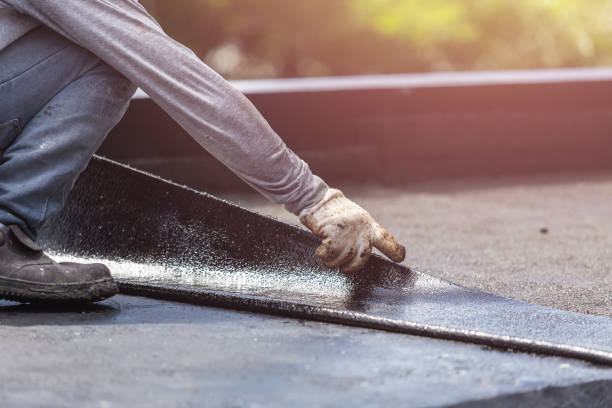 Professional Waterproofing technician working in Kewaunee, WI